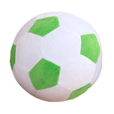 Yunshu Børn Plys fodbold fluffy fyldt pude holdbar sportsgave 20CM grøn
