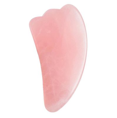 Coosilo Gua Sha Skrabe Massage Tool, Jade Gua Sha Stone Anti aldrende Gua Pink