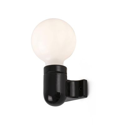 Faro Lighting Faro Sera - Globe Væglampe Sort 1 Lys E27