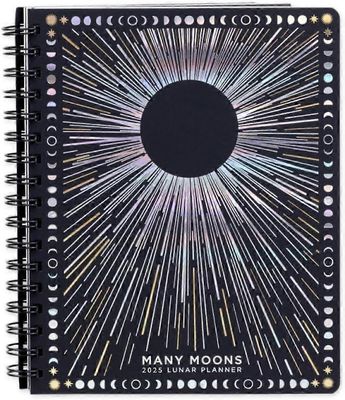 unbrand 2025 Monien kuiden kuusuunnittelija, maaginen kuusuunnittelija 2025, 2025 Planner Järjestäjä Tarot-levityksillä, 7 x 9 spiraalimuistikirjas...