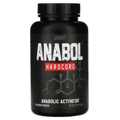 Nutrex Research, Anabol Hardcore, 60 nestemäistä kapselia