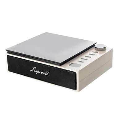 Kannettava CD-soitin Langattomat Bluetooth-kaiuttimet FM-radio Walkman-musiikkialbumisoitin Koti-CD-laite Mustavalkoinen