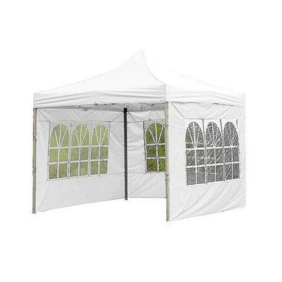 Garden Oxford Gazebo Marquee Party Teltta Kokoontaitettava vedenpitävä ulkona surround kangasteltta T Valkoinen 3*2M