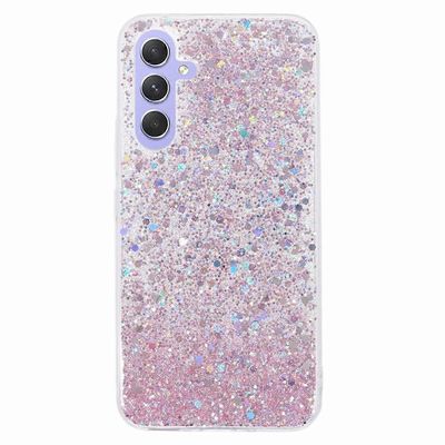 Samsung Galaxy A16 5G / A16 4G -kotelolle iskunkestävä pehmeä TPU-puhelimen kansi kimalteleva muotoilu