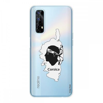 Crazy Kase Shell til Realme 7 blød silikone 1 mm, korsika maurisk hoved