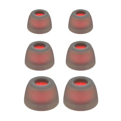 Silikonikorvatulpat T230NC:lle, Live Pro+ -nappikuulokkeille Vaihtokorvatulppien silmut parantavat äänieristystä (3 kokoa) musta