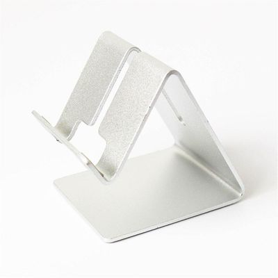 1pc Aluminium Luksus Desk Telefon holder, Sølv Farve