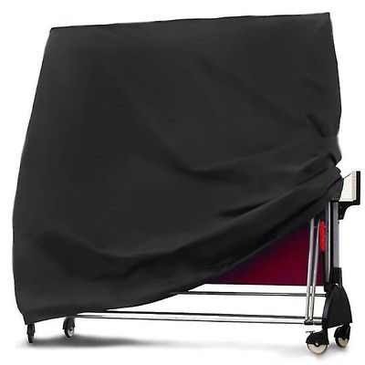 Bordtennis Cover Bordtennisbord Vandtæt Cover Sort 165x70x185cm 65 X 28 X 73inch 165x70 x185cm