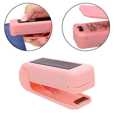 Taske Clips Impuls Sealer Varmetætning Machine Kitchen Tools Home Opbevaring Clips Pink