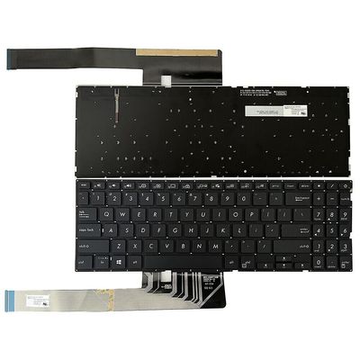 Bakgrunnsbelysning tastatur for Asus X571 X571f X571g X571gd Svart