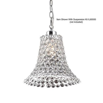 Inspired Lighting Kudo Crystal Cone SHADE KUN poleret Krom, Krystal