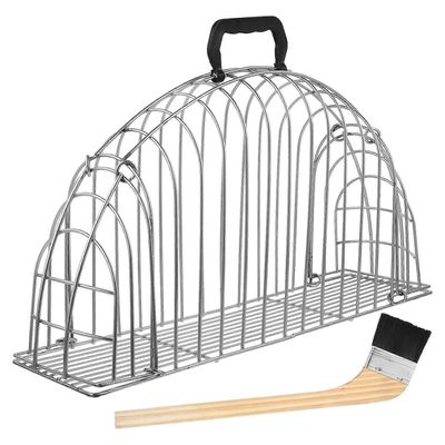 Kannettava Kissan Kylpyhäkki Hoito Lemmikki Kissa Kotikäyttöön Metalli 46.00X24.00X12.00CM 1Setti Hopea