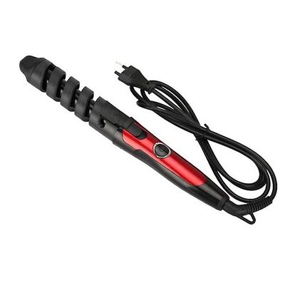 Jwl Profesjonell Hår Curler Roller Magic Spiral Curling Jern Rask Oppvarming Curling Tryllestav Elektrisk Hår Styler Pro Styling Verktøy Rød