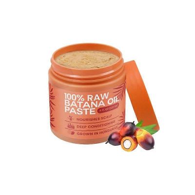 unbrand Raaka batanaöljy hiusten kasvuun - 100 % puhdasta, orgaanista batana Hondurasista paksuille ja vahvoille luonnollisille hiuksille - Puhdist...