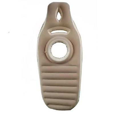 Puhallettava raskaustyyny vatsareiällä, kannettava äitiystukityyny kätevä lahja (170x65x22cm) Harmaa