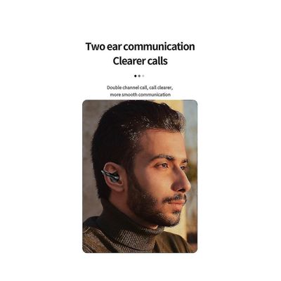 Bluetooth øretelefoner Clip On Ear Style Earcuffs Øretelefoner 5.3 Ledning Bluetooth øredobber trådløs