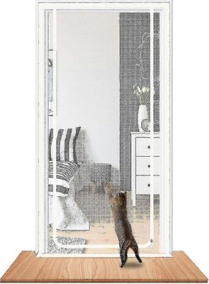 paksu raskas lemmikkieläinten näytön ovi, 90cm x 210cm ovi sopii oven koko koirille kissat hyttyset, sopii olohuoneeseen, makuuhuoneeseen, keittiöö...