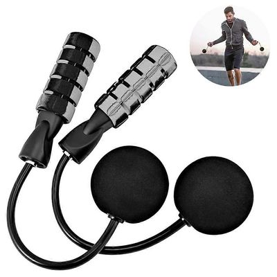 Akkukäyttöiset hyppynarut sotkeutumattomat nopeat hyppynarut, jotka ovat yhteensopivia Fitnessin kanssa Harmaa