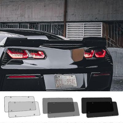 Tyhjennä nopeuden vastainen punaisen valon tietullikameran pysäytin lisenssikehyksen kannen valokuvakilpi Harmaa