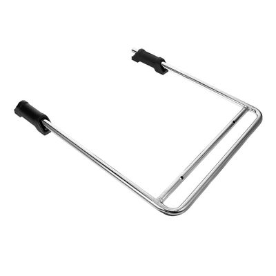 Ergonominen säädettävä jalkatuki toimisto- ja pelituoleille – sisäänvedettävä tukiteline mukavaan istumiseen Hopea 42.50X39.50X1.60CM