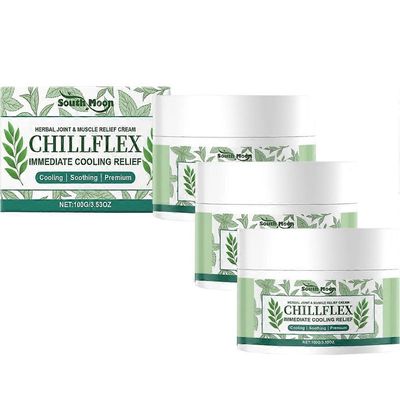 Mentoli nivel- ja lihasvoide Chillflex yrttivoide nivelten ja lihasten epämukavuuksiin 3pcs