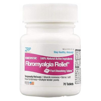 The Relief Products Helpotustuotteet Fibromyalgia Nopea liuota, 70 välilehteä (pakkaus 2)