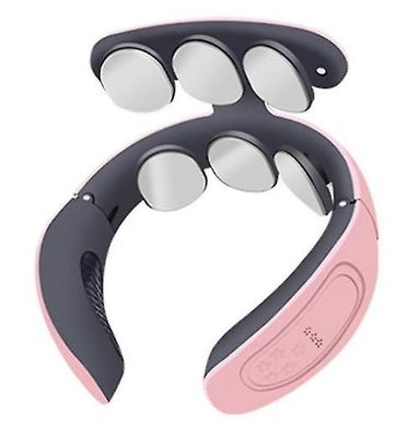 Handuo Neck Massager Smart bærbar hals massage med opvarmet trådløs massage funktion Pink