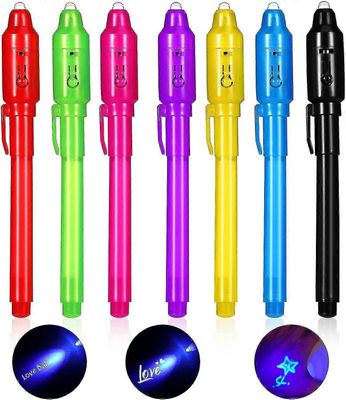 7kpl Stylo Encre Invisible avec Lumiere UV, Stylo Espion pour crire un Message Secret | Cadeau anniversaire enfants kutsuu