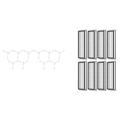 2 Sæt støvsuger tilbehør: 1 Sæt side børste udskiftning &1 sæt Hepa Filter Repl