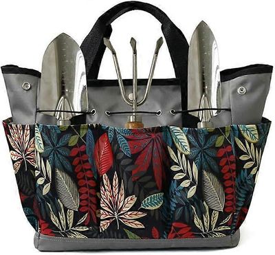 Puutarhatyökalulaukku Raskas puutarhatyökalusarja Säilytysjärjestäjän pidike Puutarhanhoitolahjat naisille Harmaa puutarhatyökalupidike Puutarhalau...