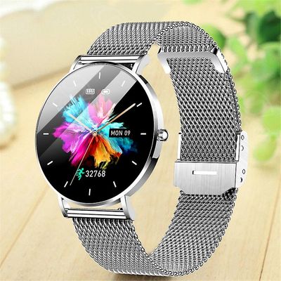 Bolongking Ny mote kvinner Smart Watch Menn 360 * 360 AMOLED Full Touch Pulsmåler Vanntett Smartwatch Damer For Xiaomi IOS Ikke-Apple smartklokke S...