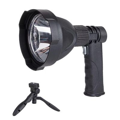 LED-käsi piti Spotlight USB ladattavaa camping metsästys taskulamppupoltinlamppu