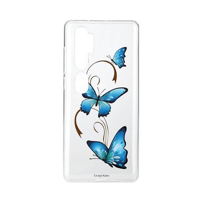 Crazy Kase Skrog til Xiaomi Mi Note 10 Blød sommerfugl på Arabesque