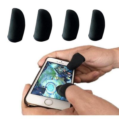 Coosilo Pubg Gaming Finger Ærme Skærm Berøringshandsker Mobil Spil Controller Handsker sort
