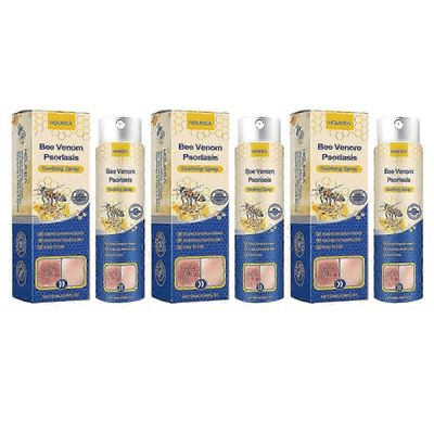 Rauhoittava Kosteuttava Psoriasisneste Kannettava Kutinaa Lievittävä Vartalonhoitoneste Vartalonhoitotarvikkeet 3pcs