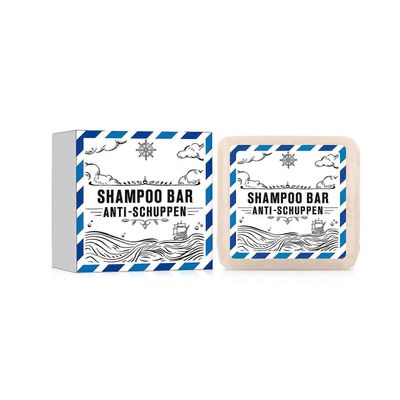 Kiinteä hilseshampoo - Kiinteä shampoo Miehet & Naiset - 3-in-1 Suihkusaippua Miehet Hiuksille, Kasvoille, Vartalolle - Vegaaninen 1pc