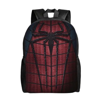 Fashion Spider Man -reppu, aikuiset lapset yksinkertainen kevyt vapaa-ajan reppu lapsille opiskelija, matkareppu kannettava tietokone reppu college...