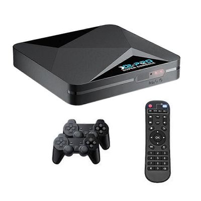 Super konsoli X2 Pro retro älykäs pelikonsoli laatikko TV laatikko 4K HD klassinen videopeli konsoli pelilaatikko Musta