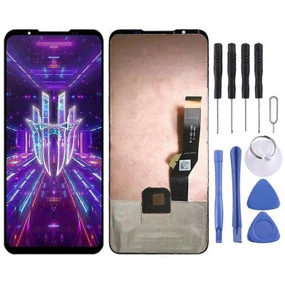 AMOLED LCD-näyttö ZTE Nubia Red Magic 7 NX679j:lle digitoijan täydellisellä kokoonpanolla Musta