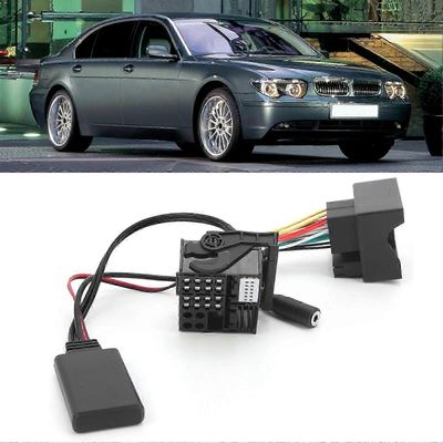 591in Bluetooth 50 AUX -kaapeli Äänisovitin mikrofonilla, sopii malleihin BMW E60, E63, E64, E65, E66, E87