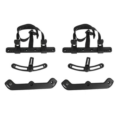 6 kpl pyörälaukun soljen päivityssarja, kestävät matkatavarapidikkeet pyöräilytarvikkeille ja polkupyörän laukuille