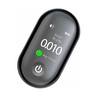 Mini bärbar alkoholdetektor Beröringsfri andningsblåsare Snabb respons Tft Display Skärm Högkänslig elektronisk breathalyzer med 3-colo