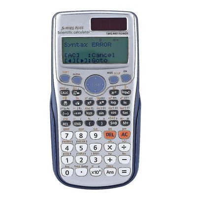 Fx-991es-plus lommeregner - 417 funktioner - universitetsstuderende og kontorbrug