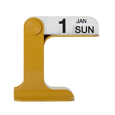 Työpöydän kääntökalenteri moderni minimalistinen olohuoneen sisustus päivittäinen kalenteri - keltainen Monivärinen Yellow