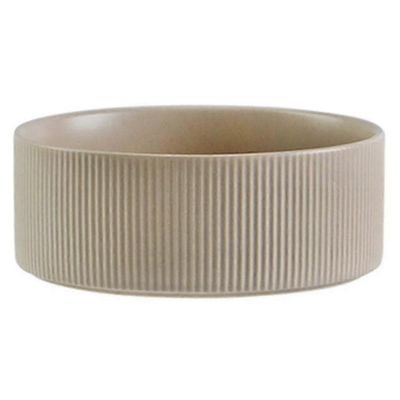 Keraaminen koiran kulho - Raskas Kestävä Lemmikkieläinten ruoka- ja vesiastia, Astianpesukoneen kestävä Moderni muotoilu Khaki