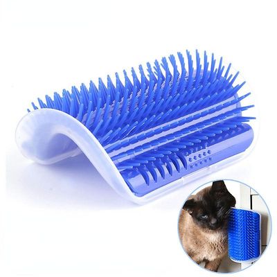 Cat Corner Brush Tool Self Massager Grooming Cat Scratcher
