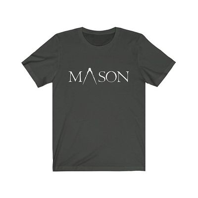 Bricks Masons Mason kompas frimurerisk t-shirt Mørk grå M