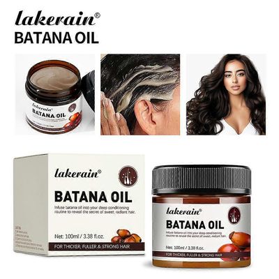 unbrand Batanaöljy hiusten kasvuun - 100% puhdistamaton luonnollinen Batana-öljynhoitoaine vahvistaa, ravitsee ja korjaa kuivia, vaurioituneita, ka...