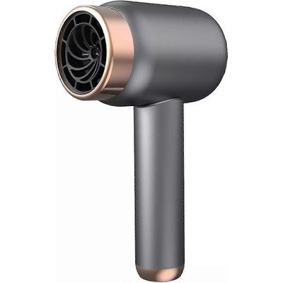 2025 Nopeasti kuivuva johdoton hiustenkuivaaja, ladattava, kannettava, tummanharmaa EU