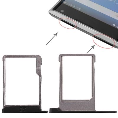 Sim-kortskuff + Micro SD-kortskuff for Blackberry Priv Svart